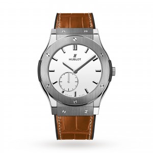 hublot classic fusion Hommes 45mm blanc montre