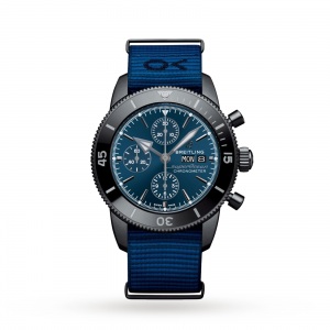 Breitlinguterknown homme bleu 44mm montre