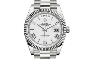 Rolex Day-Date Oyster 40 mm or blanc 228239-0046