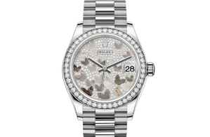 Rolex Datejust Oyster 31 mm or blanc et diamants 278289rbr-0008