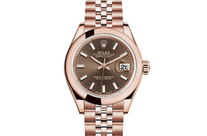 Rolex Lady-Datejust Oyster 28 mm Everose or 279165-0008