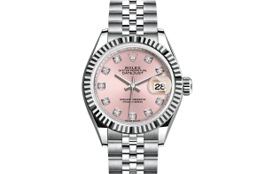 Rolex Lady-Datejust Oyster 28 mm Oystersteel et or blanc 279174-0003